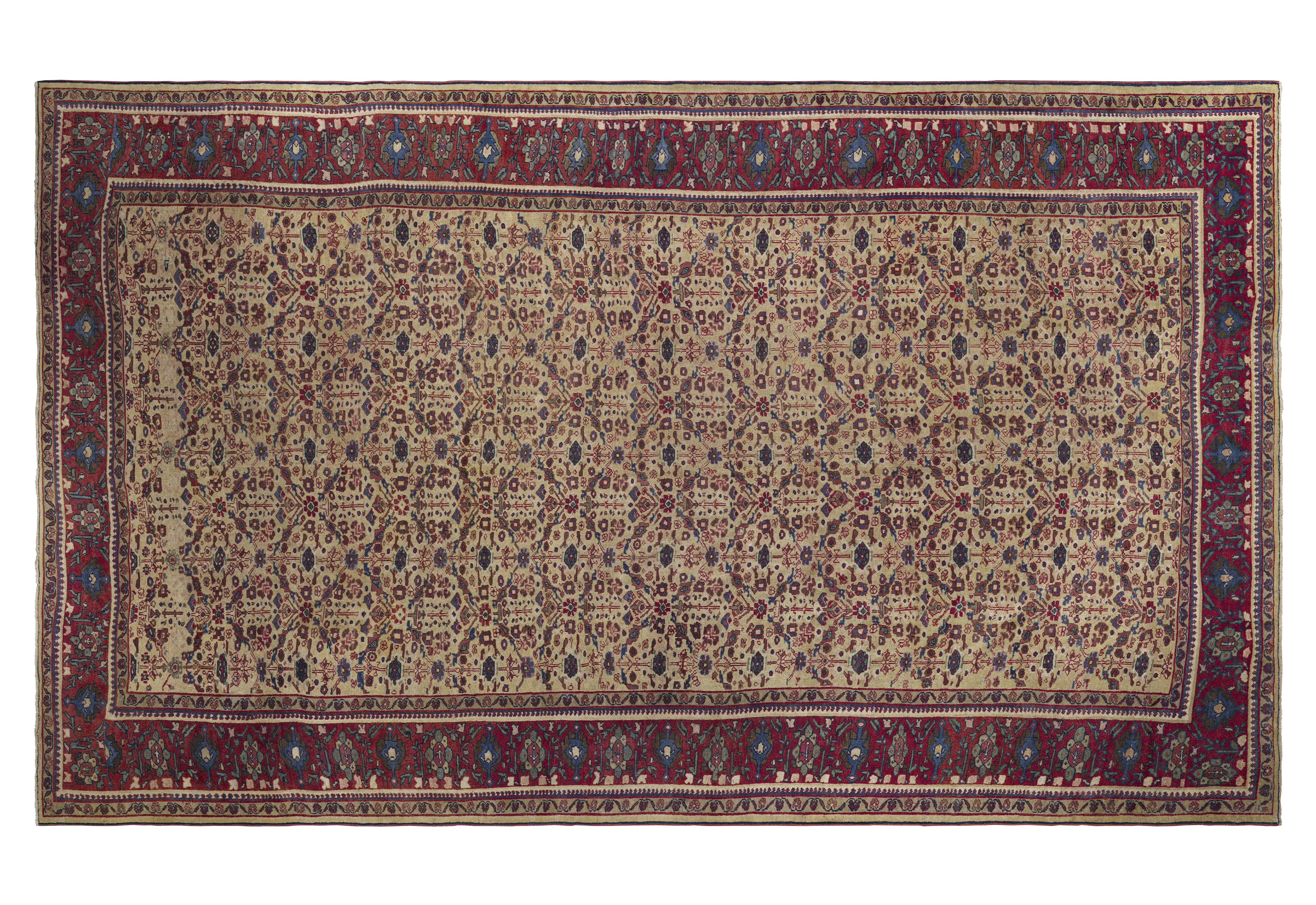 Thumbnail 2 for Antique Persian Transitional Rug 10591