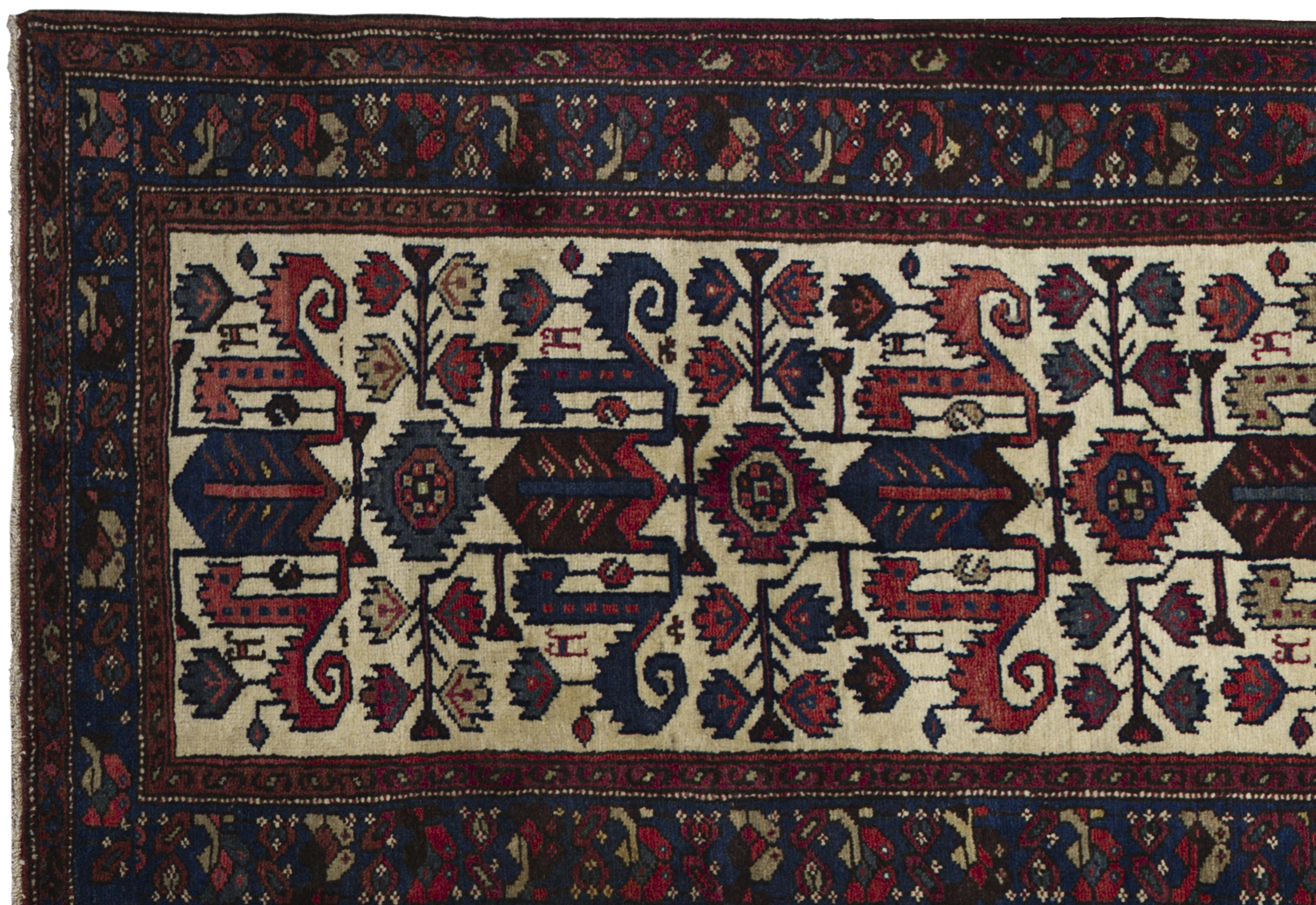 Thumbnail 7 for Antique Persian Malayer Traditional Rug 10747