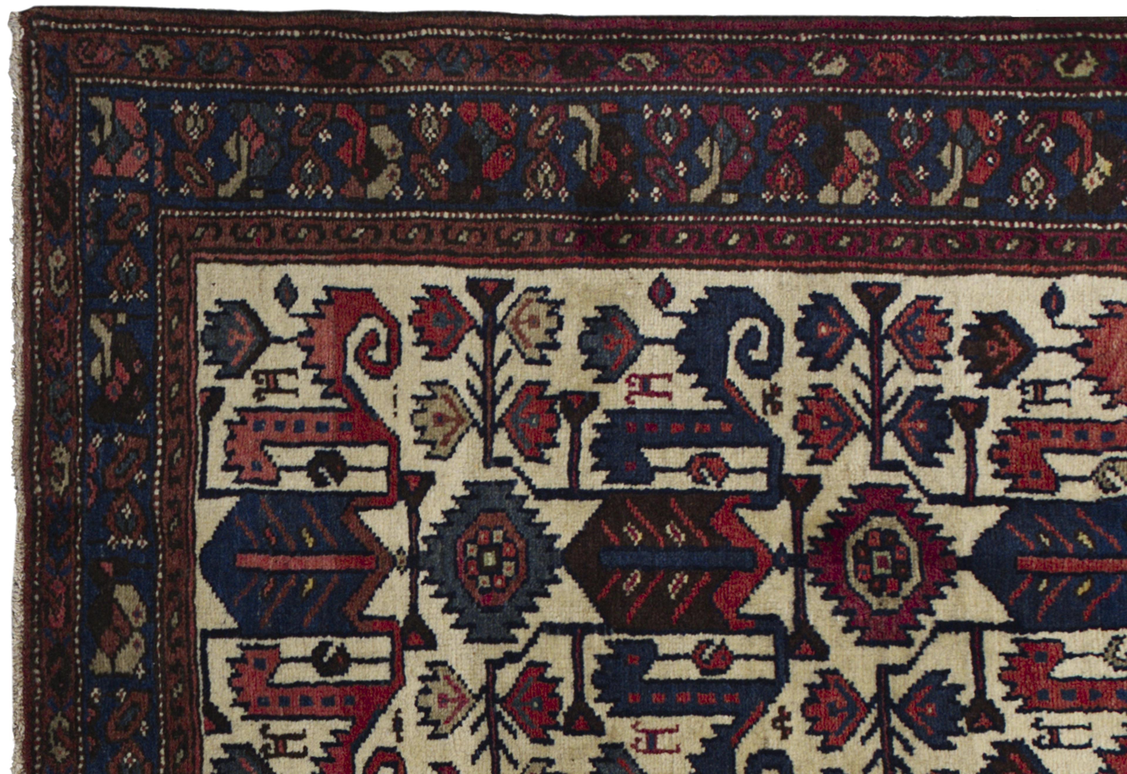 Thumbnail 8 for Antique Persian Malayer Traditional Rug 10747