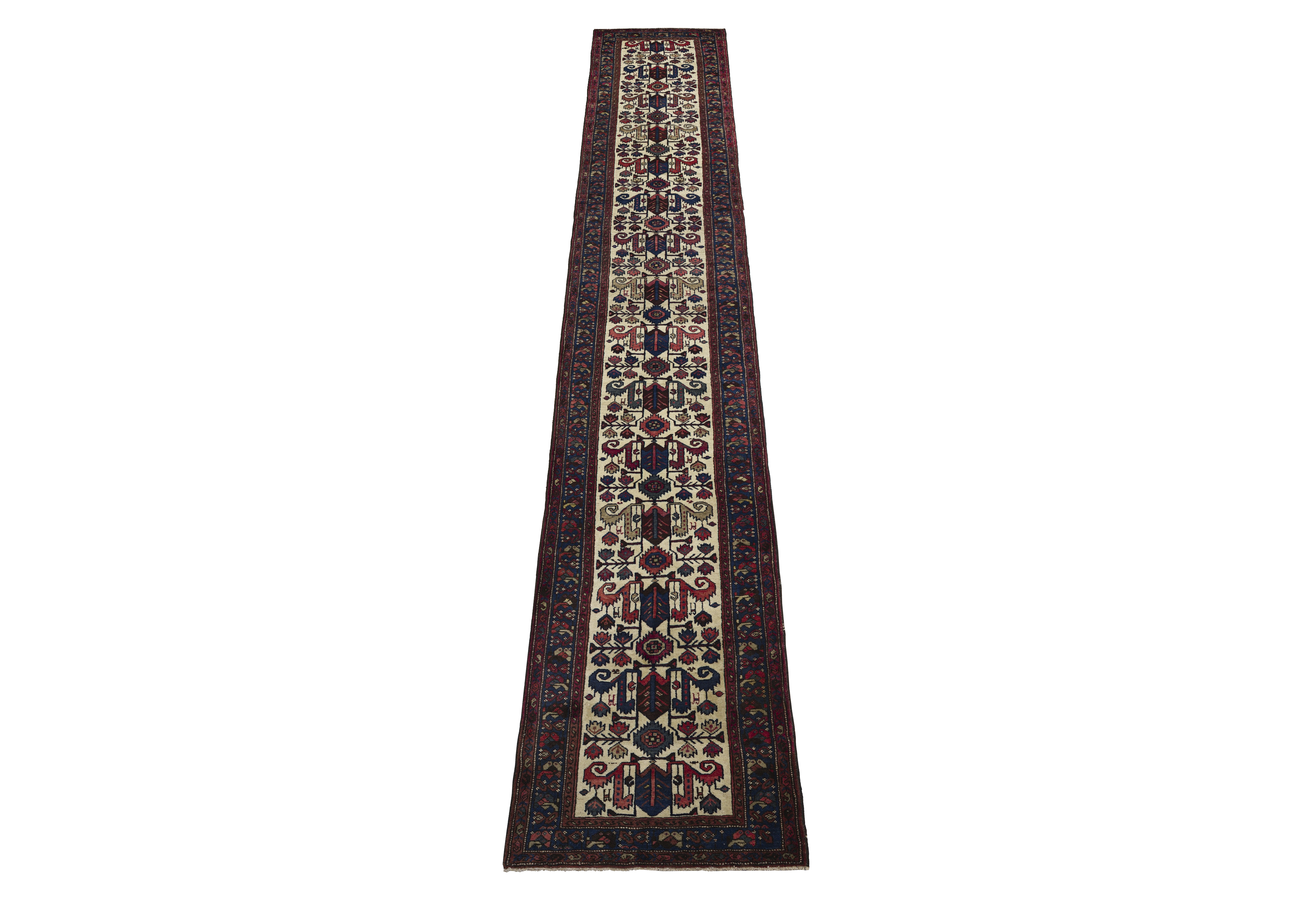 Thumbnail 9 for Antique Persian Malayer Traditional Rug 10747