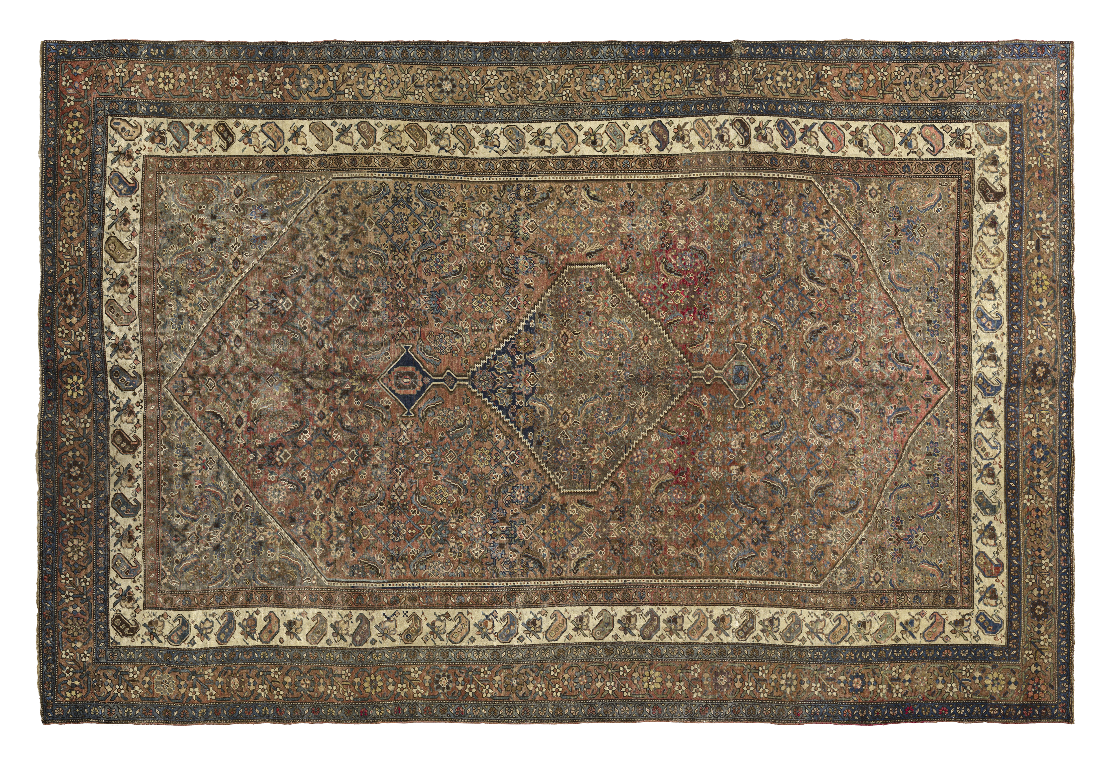 Thumbnail 2 for Antique Persian Traditional Rug 10789