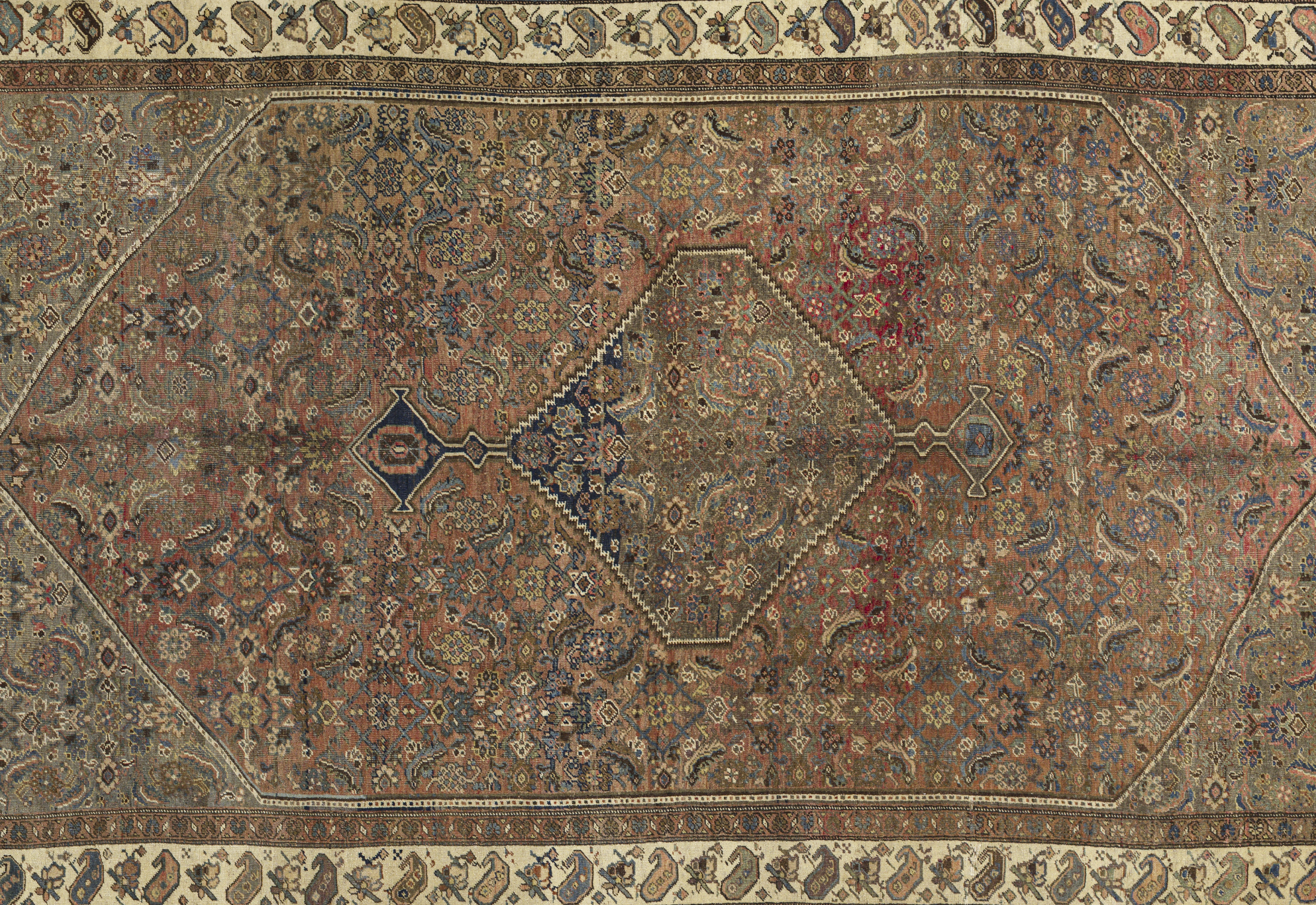 Thumbnail 3 for Antique Persian Traditional Rug 10789