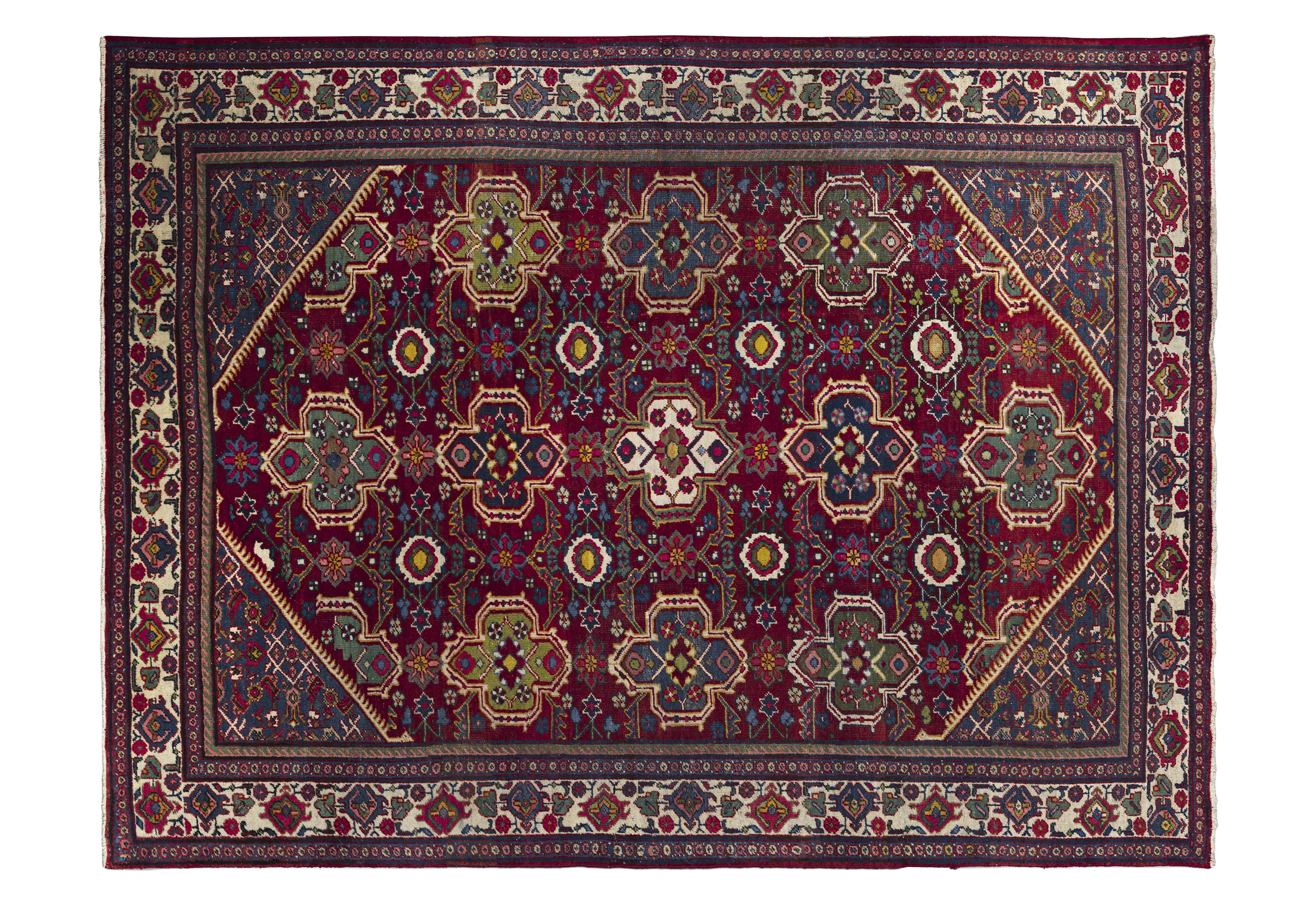 Thumbnail 2 for Antique Persian Sultanabad Traditional Rug 11496