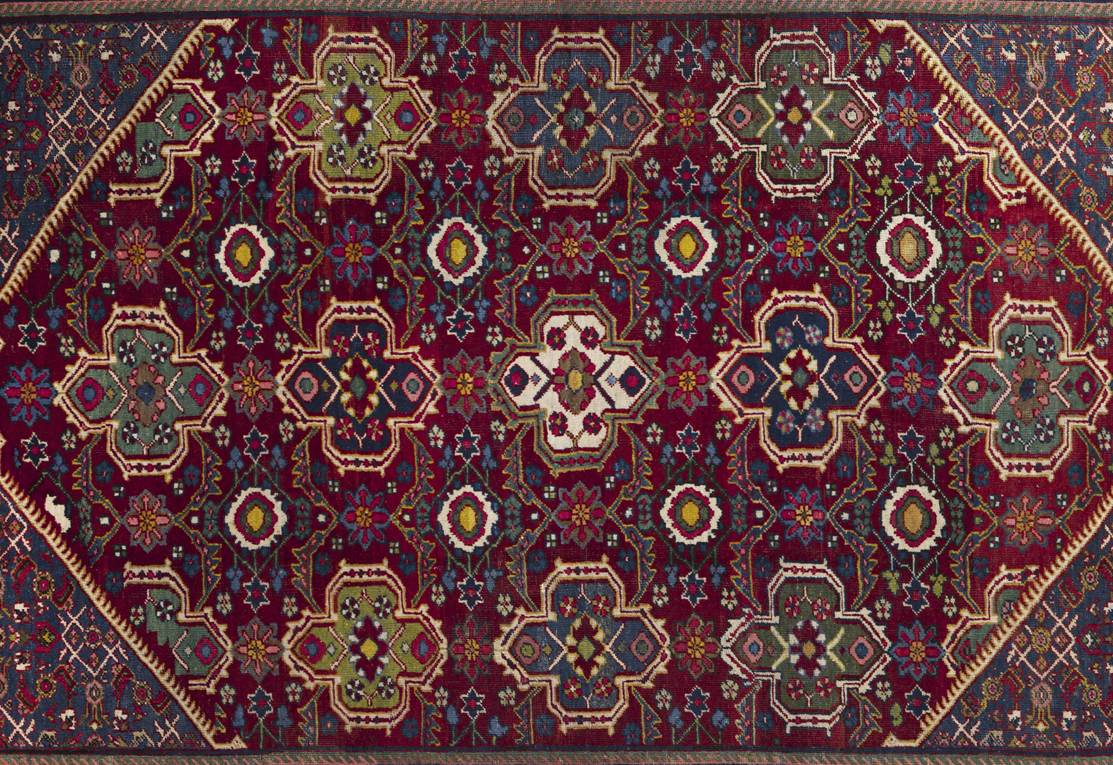 Thumbnail 4 for Antique Persian Sultanabad Traditional Rug 11496
