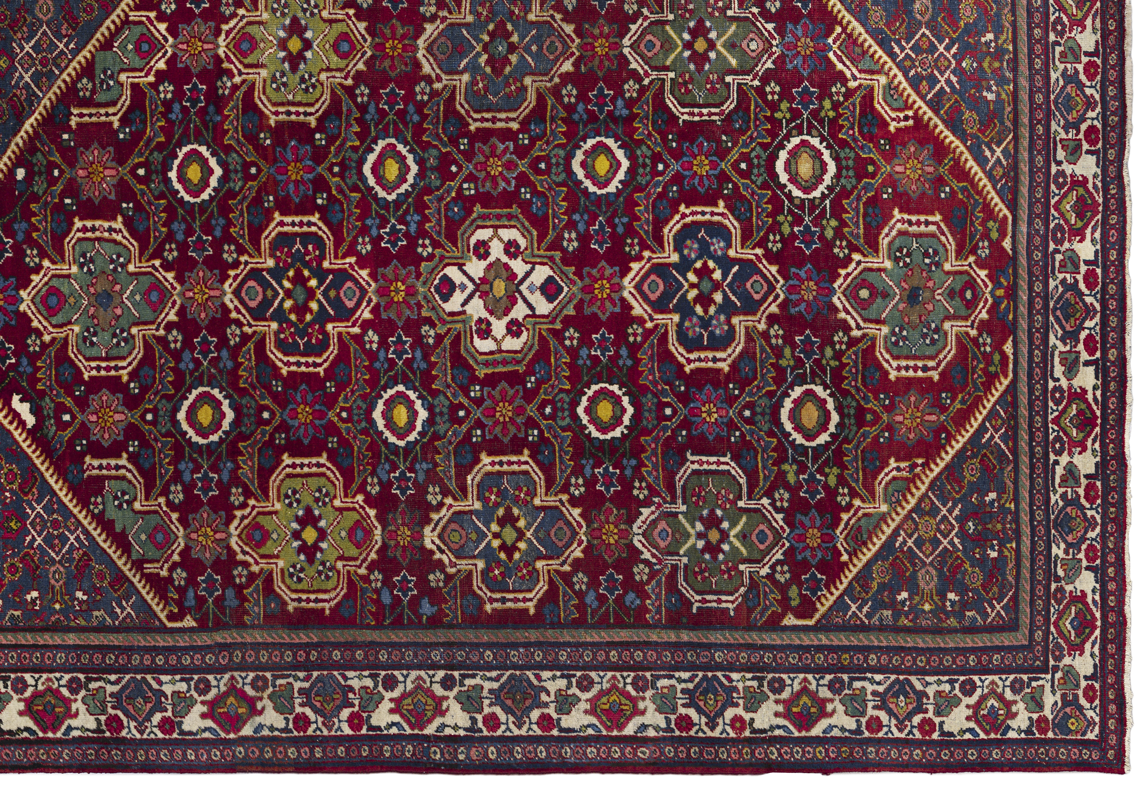 Thumbnail 5 for Antique Persian Sultanabad Traditional Rug 11496