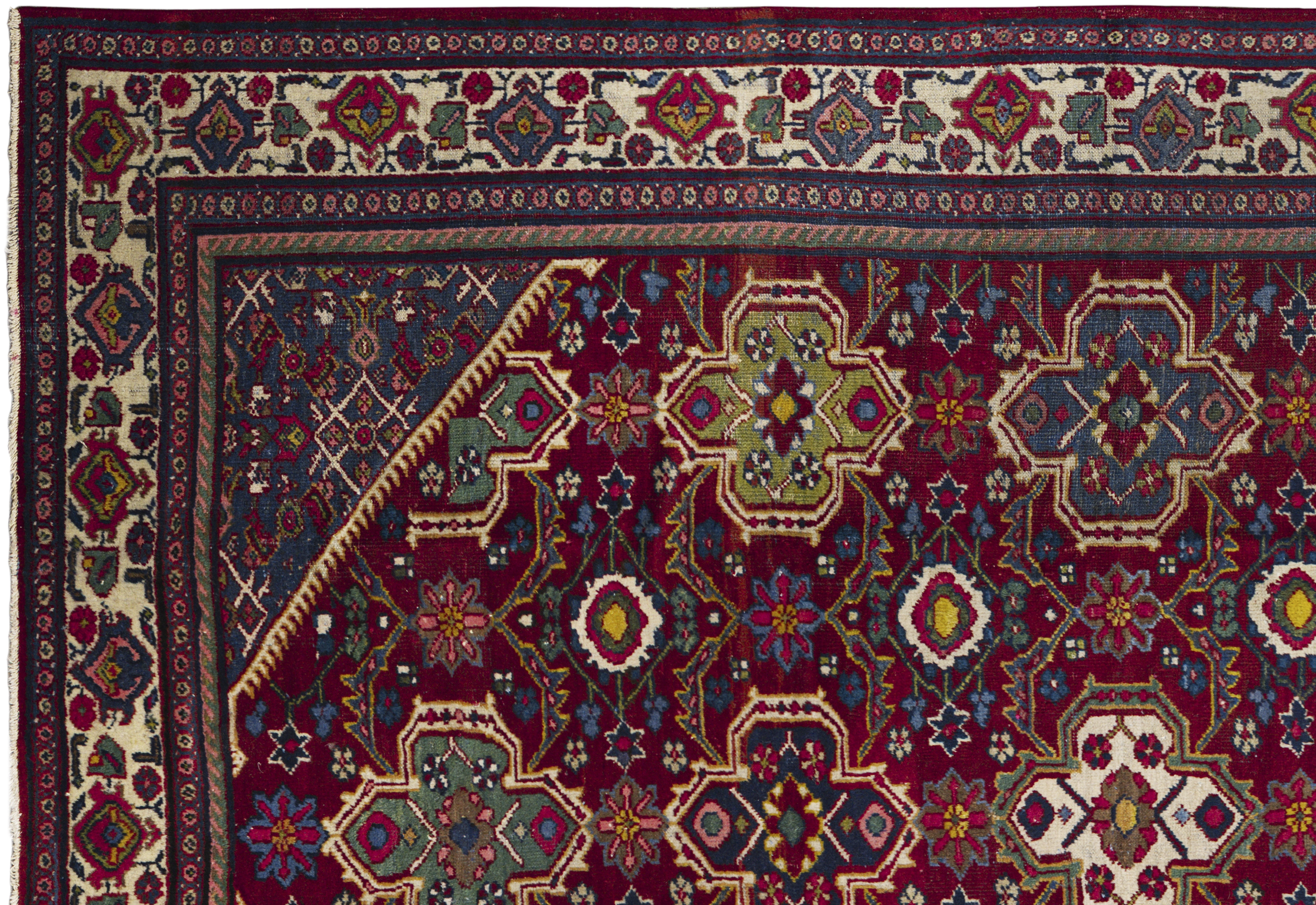 Thumbnail 8 for Antique Persian Sultanabad Traditional Rug 11496