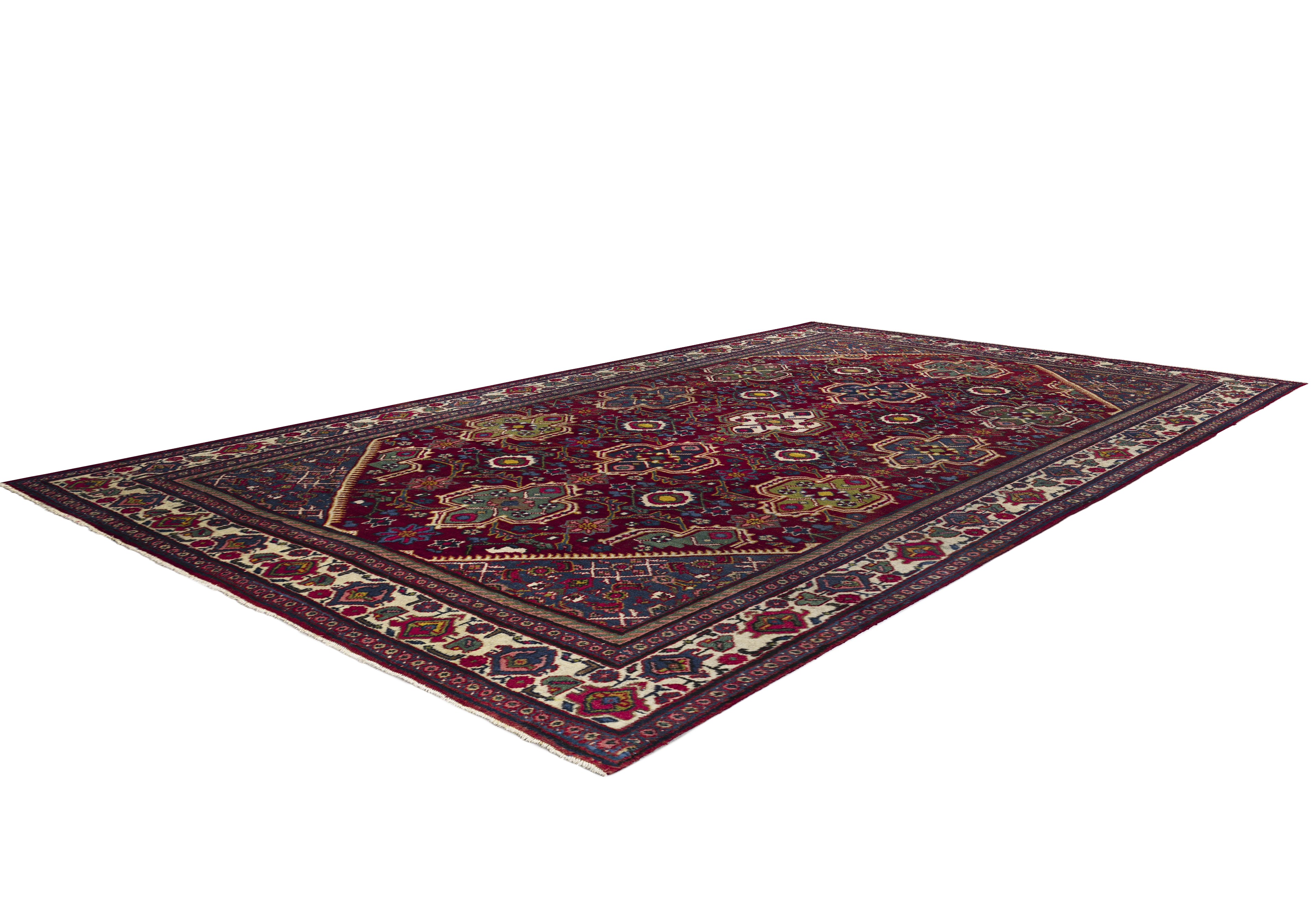 Thumbnail 10 for Antique Persian Sultanabad Traditional Rug 11496