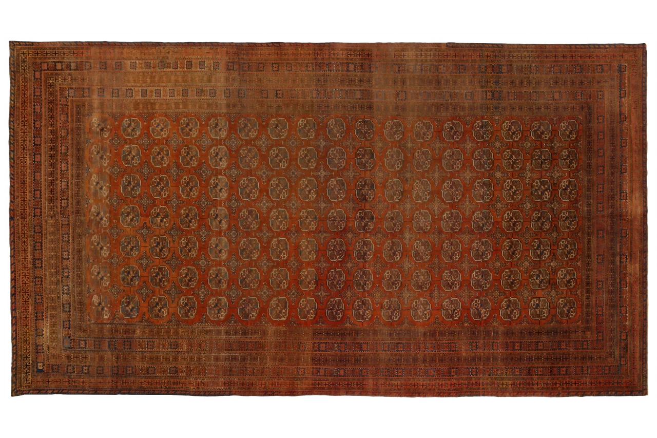 Vintage Russia Khotan Traditional Rug 10326