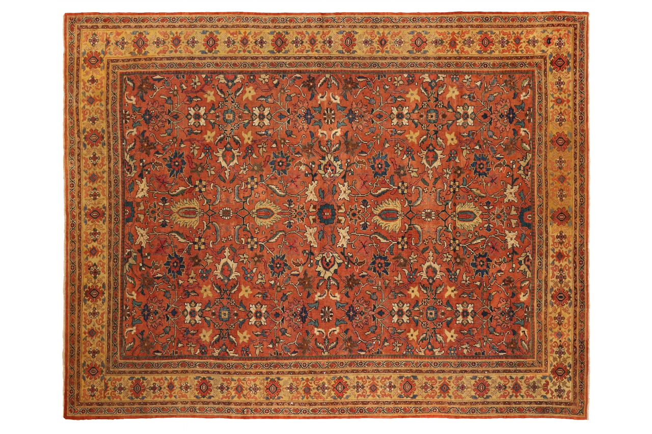 Antique Persian Sultanabad Traditional Rug 10347