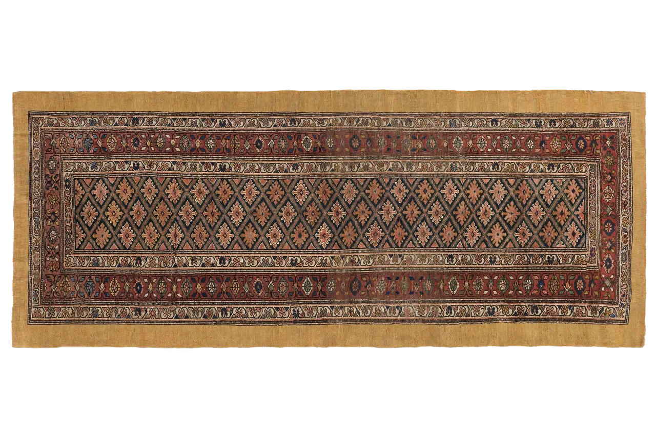 Vintage Persian Sarab Traditional Rug 10355