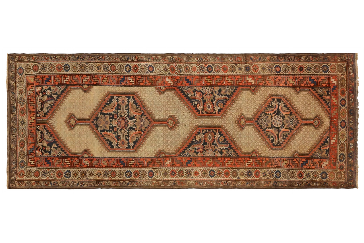 Vintage Persian Malayer Traditional Rug 10362