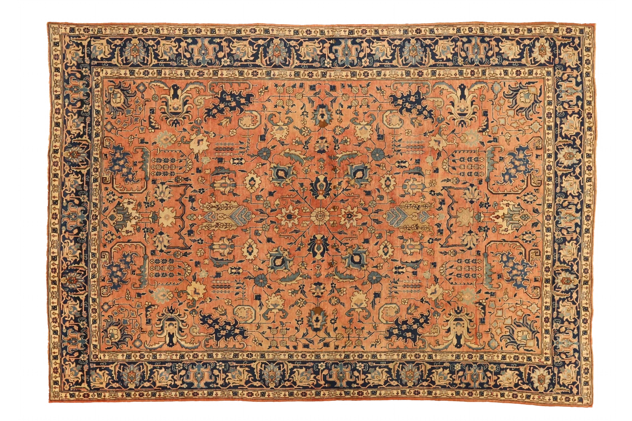 Vintage Persian Tabriz Traditional Rug 10363