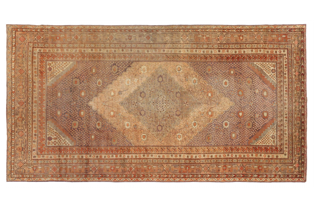 Vintage Russia Khotan Traditional Rug 10377