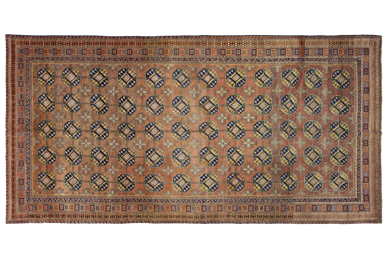 Vintage Russia Khotan Traditional Rug 10392