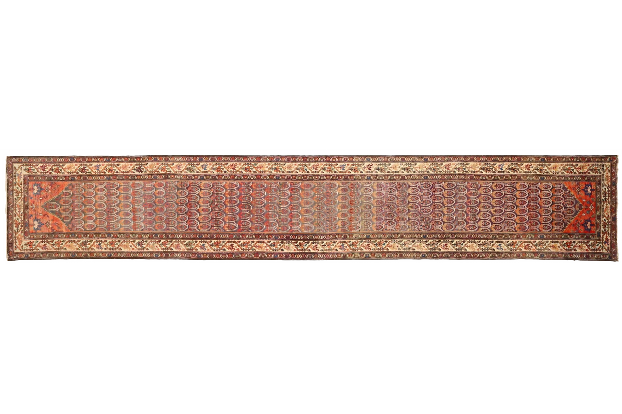 Vintage Persian Malayer Traditional Rug 10397