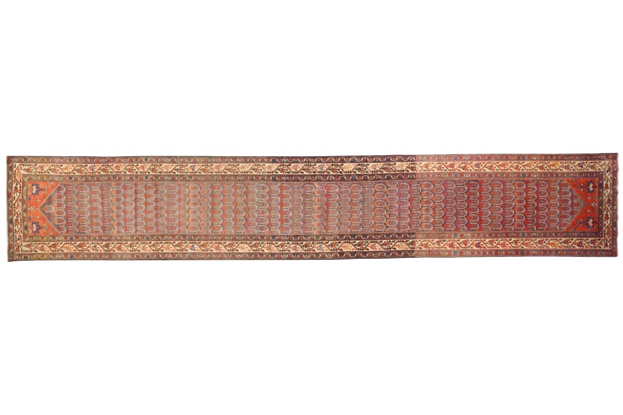 Vintage Persian Malayer Traditional Rug 10478