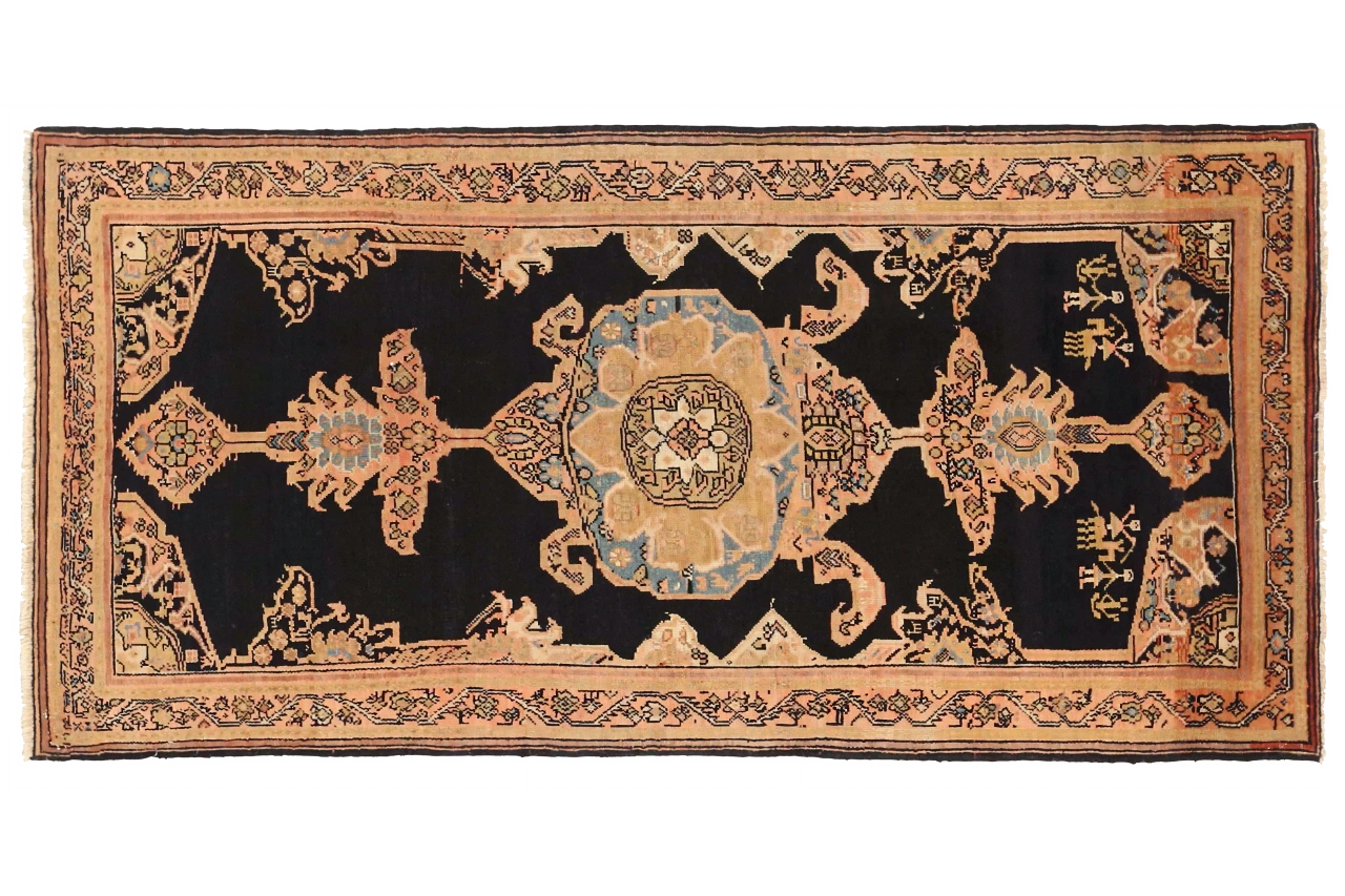 Vintage Persian Malayer Traditional Rug 10487