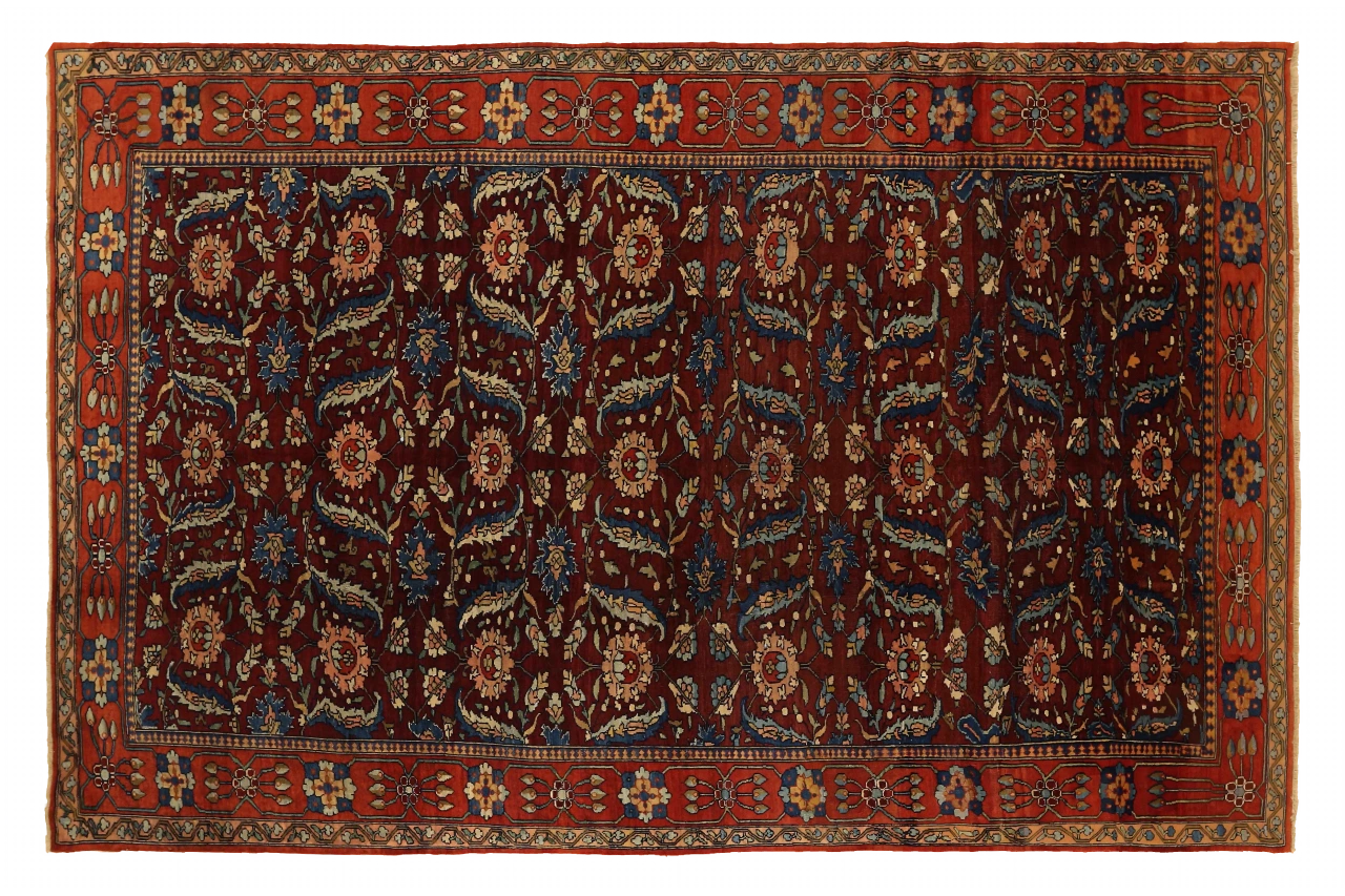 Vintage Persian Mahal Traditional Rug 10501