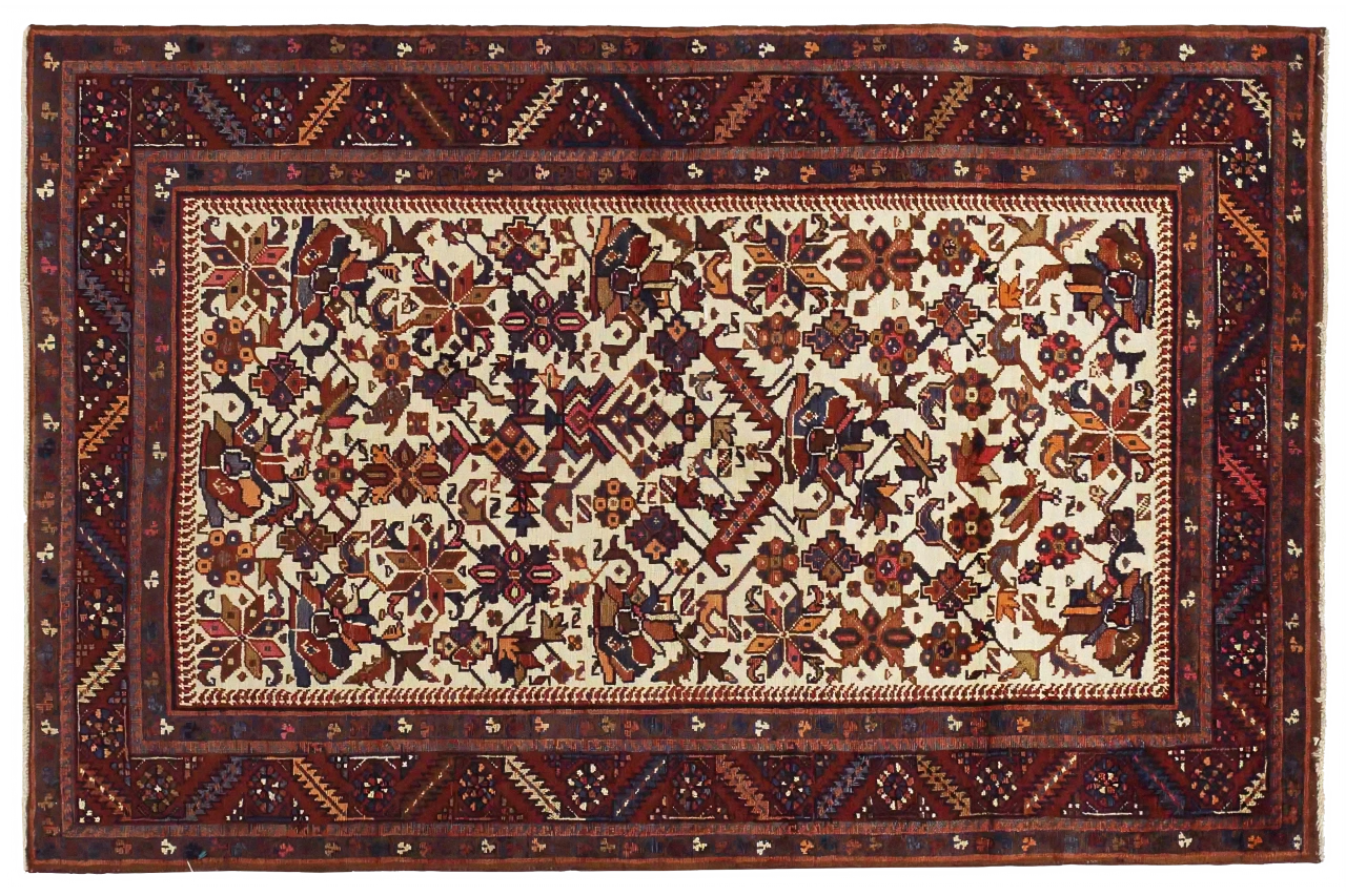 Vintage Persian Heriz Tribal Rug 10527