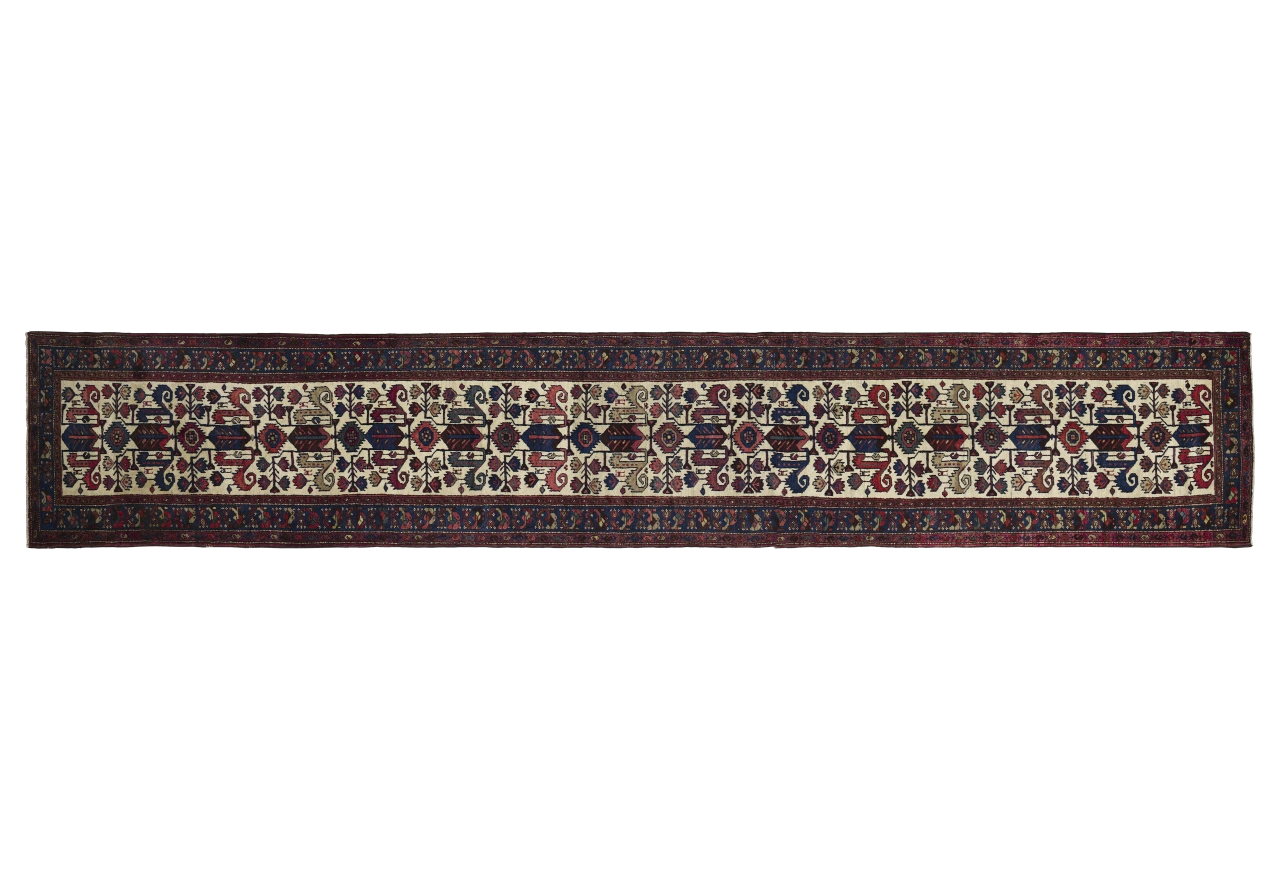 Antique Persian Malayer Traditional Rug 10747