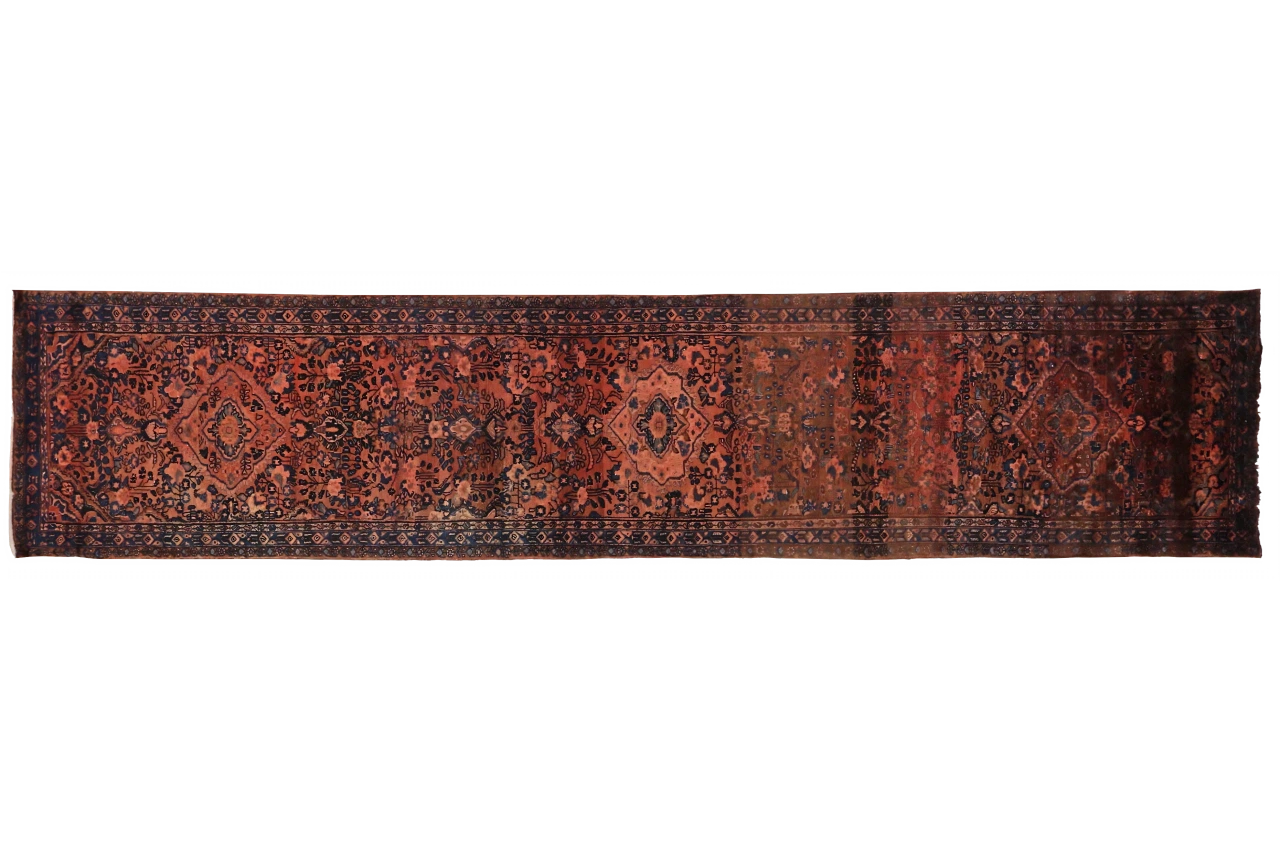 Antique Persian Malayer Traditional Rug 10816