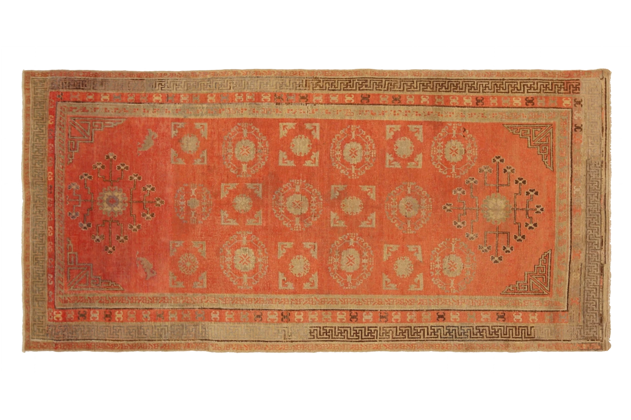 Antique Russia Central Asia Transitional Rug 10824