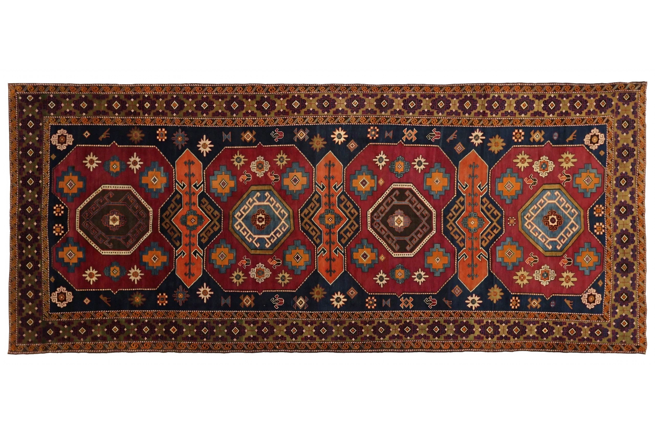 Antique Russia Shirvan Traditional Rug 10826