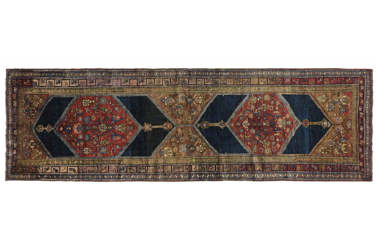 Antique Persian Bijar Traditional Rug 10832
