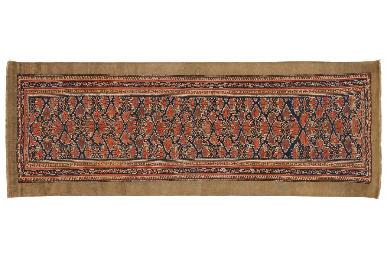 Antique Persian Transitional Rug 10845