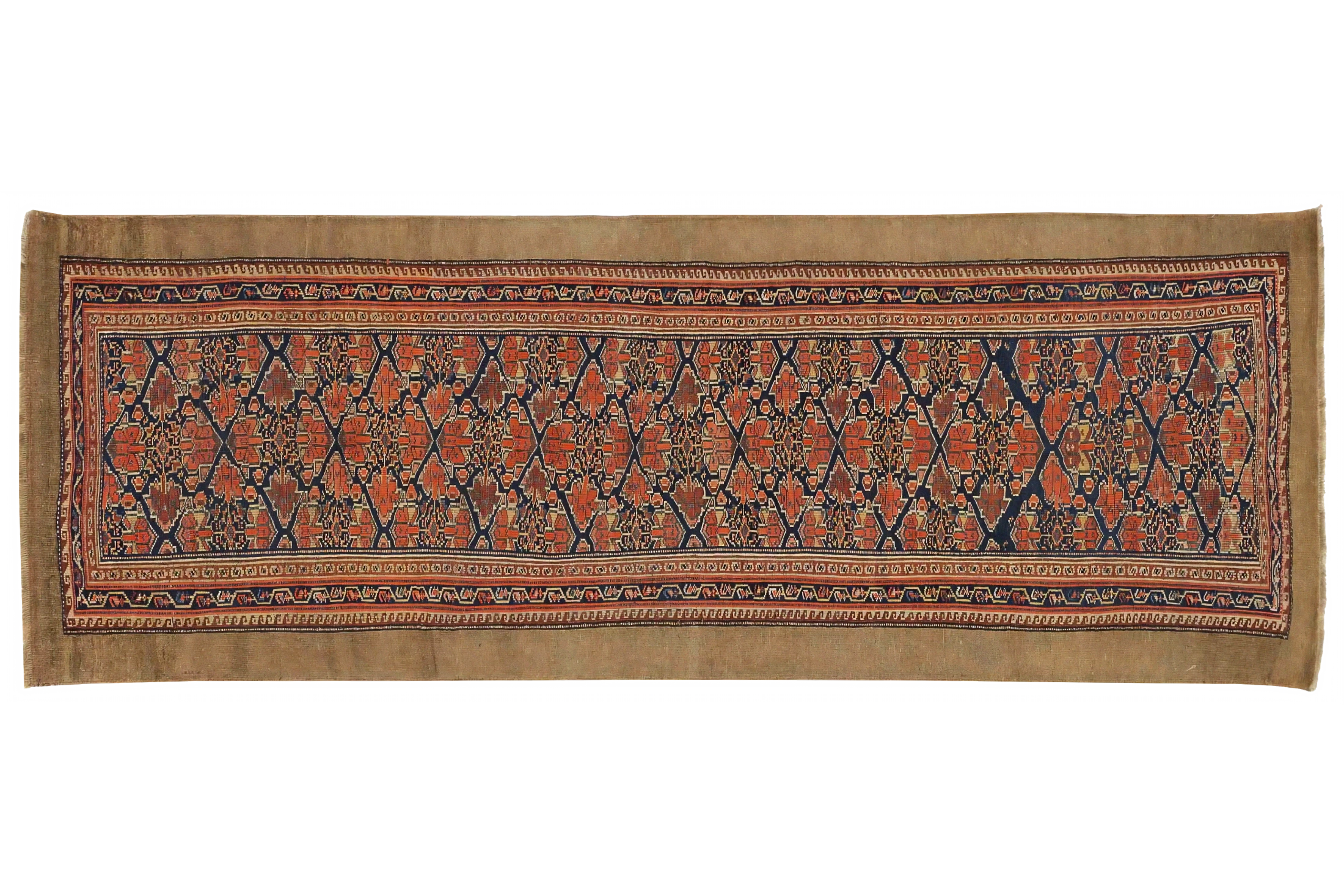 Antique Persian Transitional Rug 10845