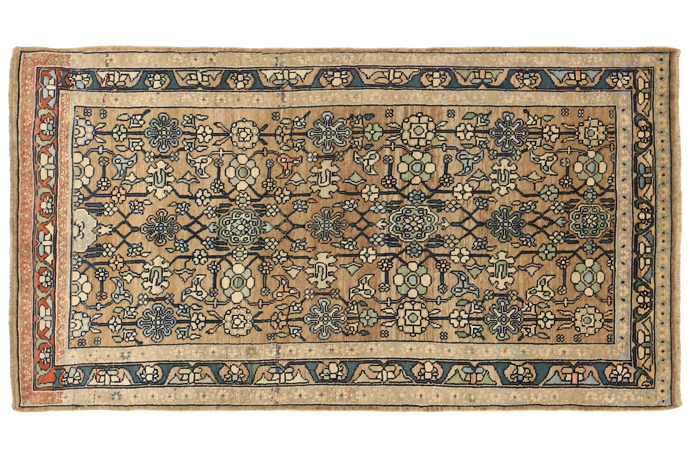 Antique Persian Bijar Transitional Rug 10899