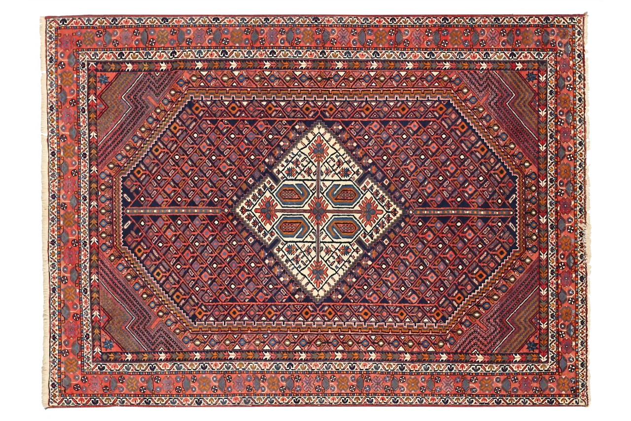 Antique Persian Sirjan Traditional Rug 10902