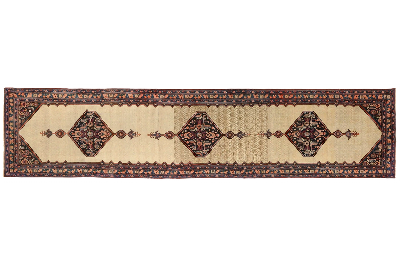 Antique Persian Malayer Transitional Rug 10913