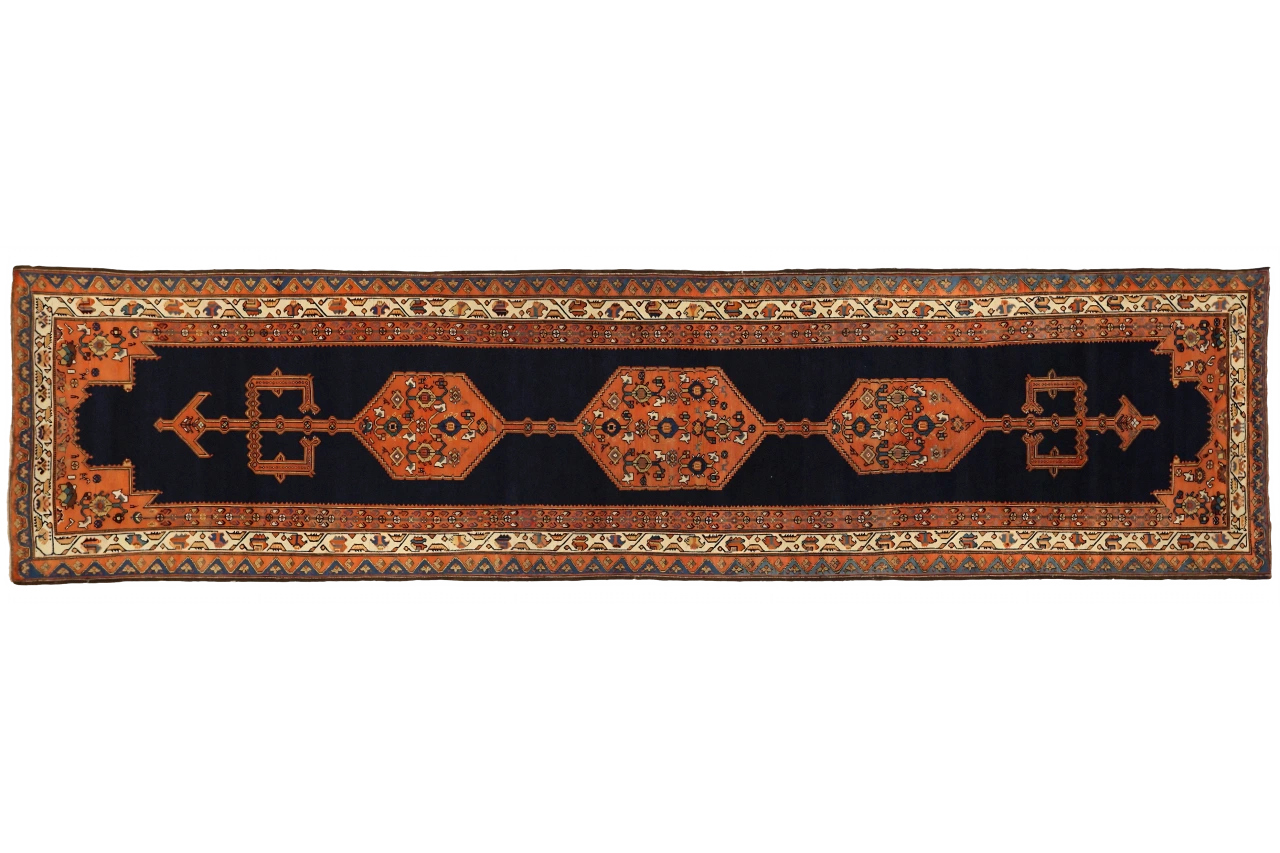 Antique Persian Malayer Traditional Rug 10915