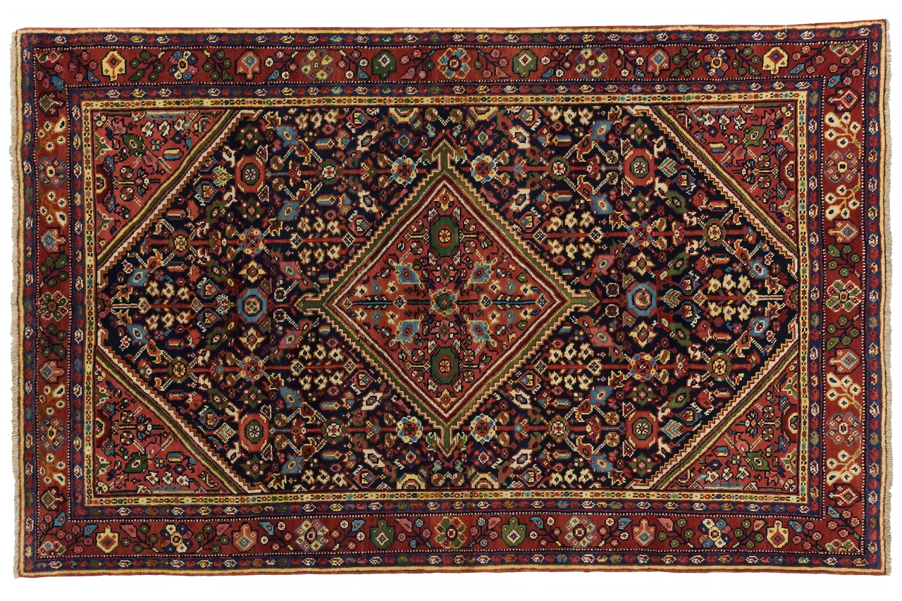 Antique Persian Mahal Traditional Rug 10919