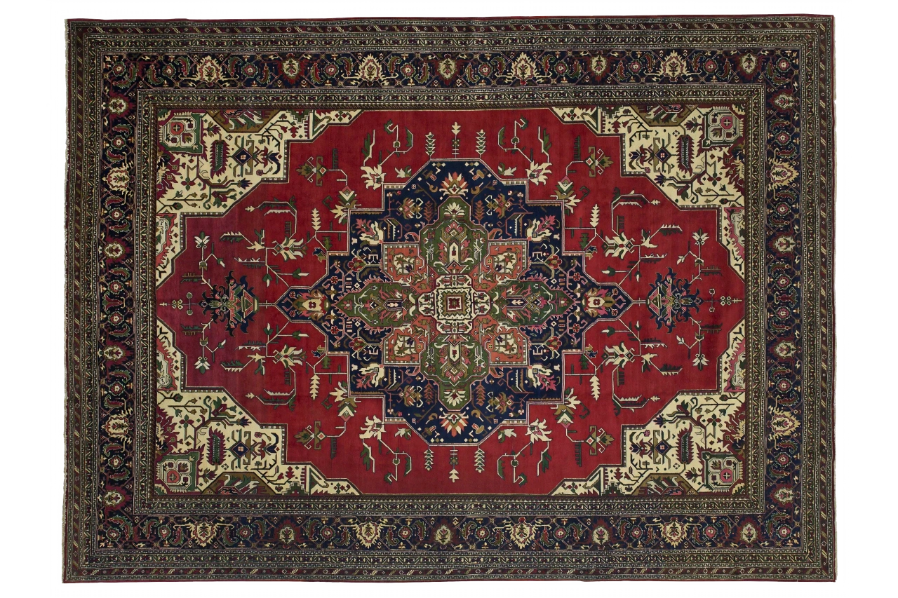 Antique Persian Tabriz Traditional Rug 10927