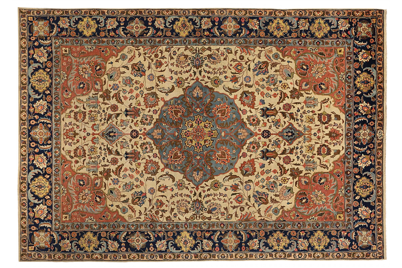 Antique Persian Tabriz Traditional Rug 10929