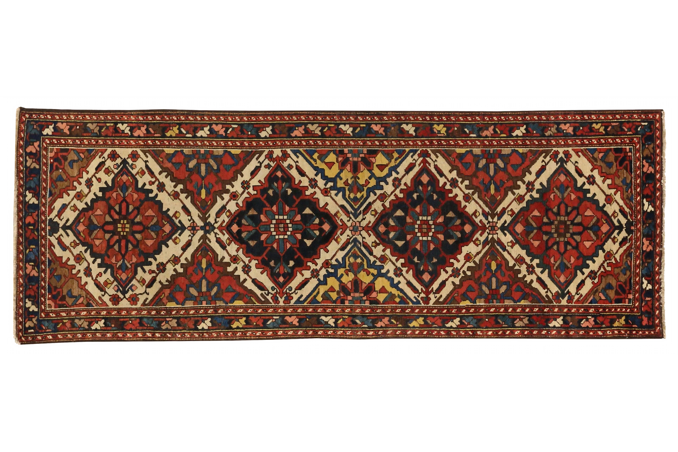 Antique Persian Bakhtiar Traditional Rug 10931
