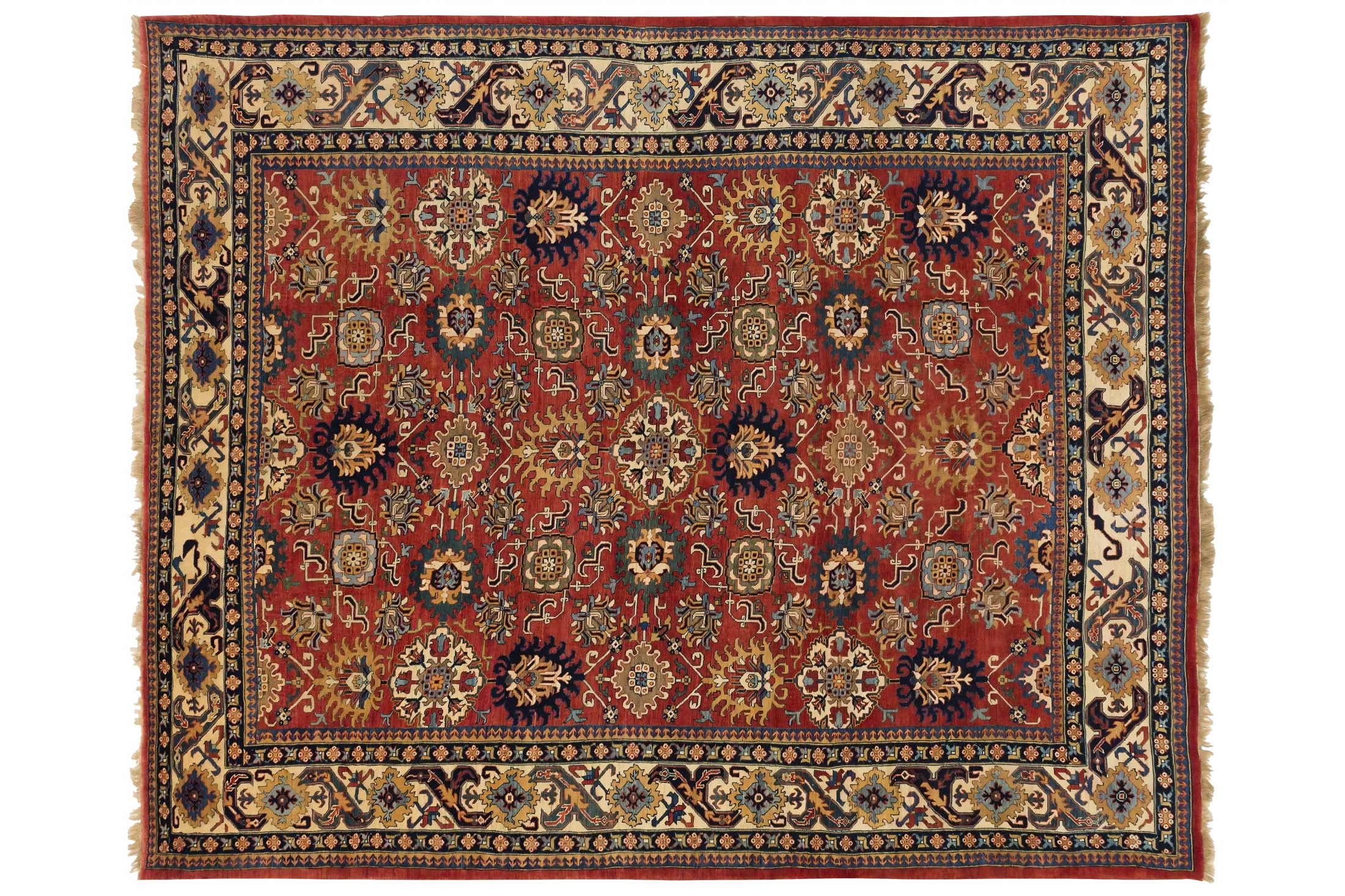 Antique Persian Sultanabad Traditional Rug 10937