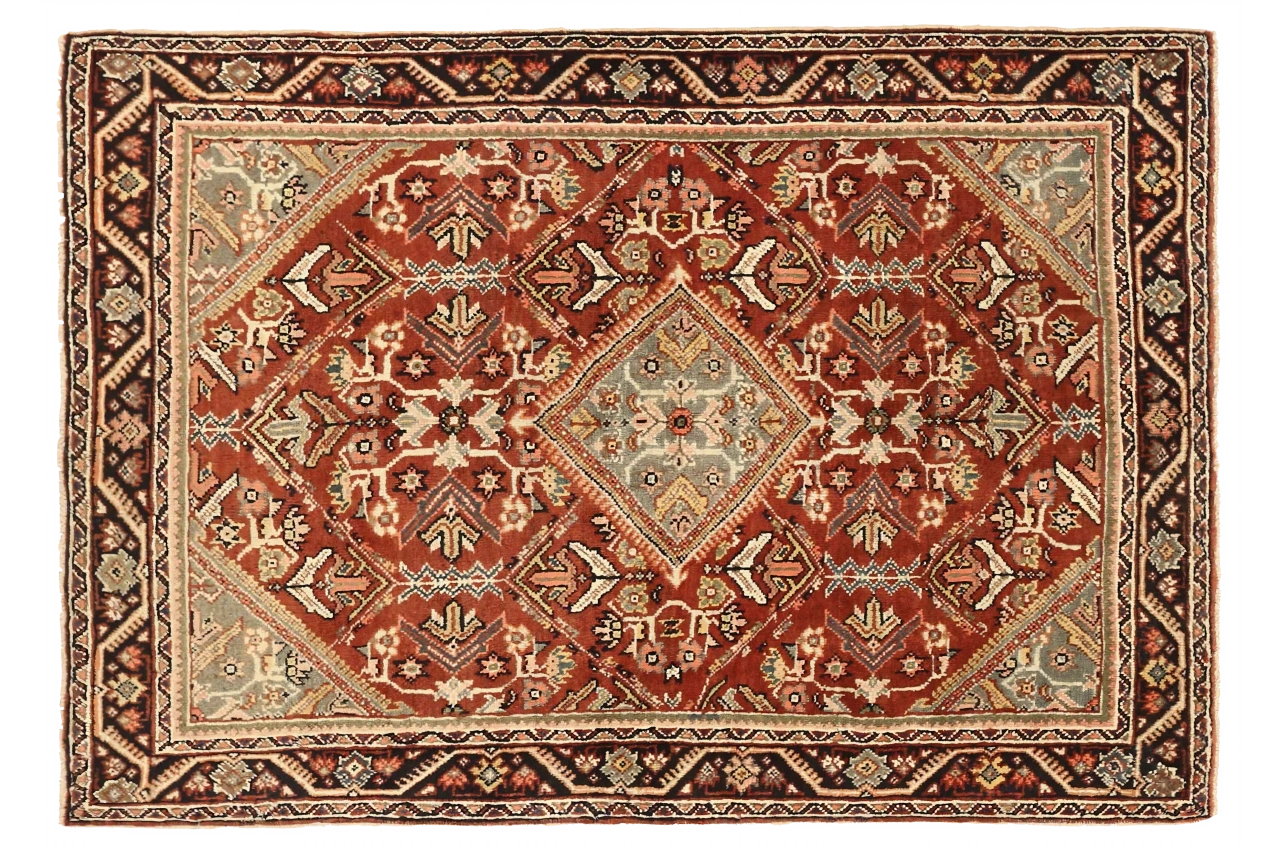 Antique Persian Mahal Traditional Rug 10941