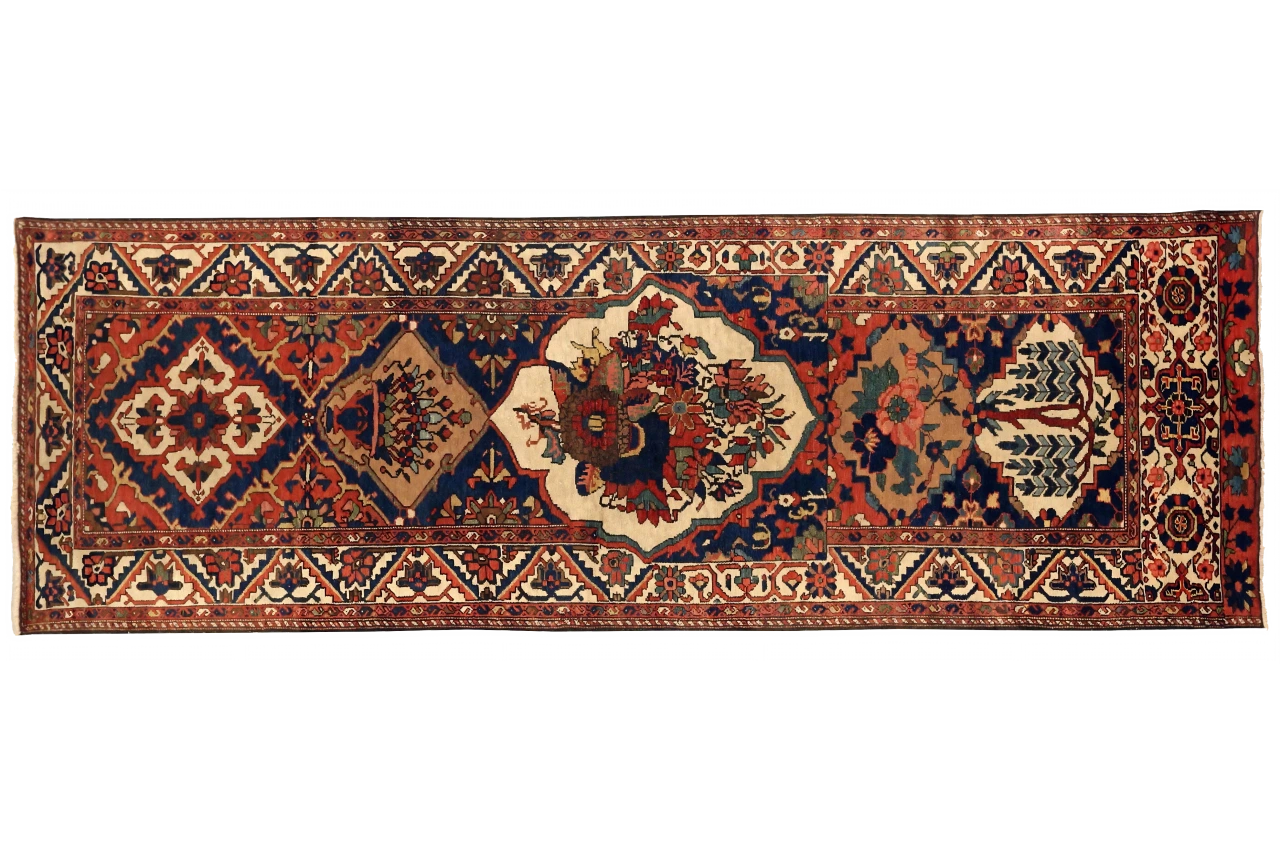 Antique Persian Bakhtiar Transitional Rug 10944
