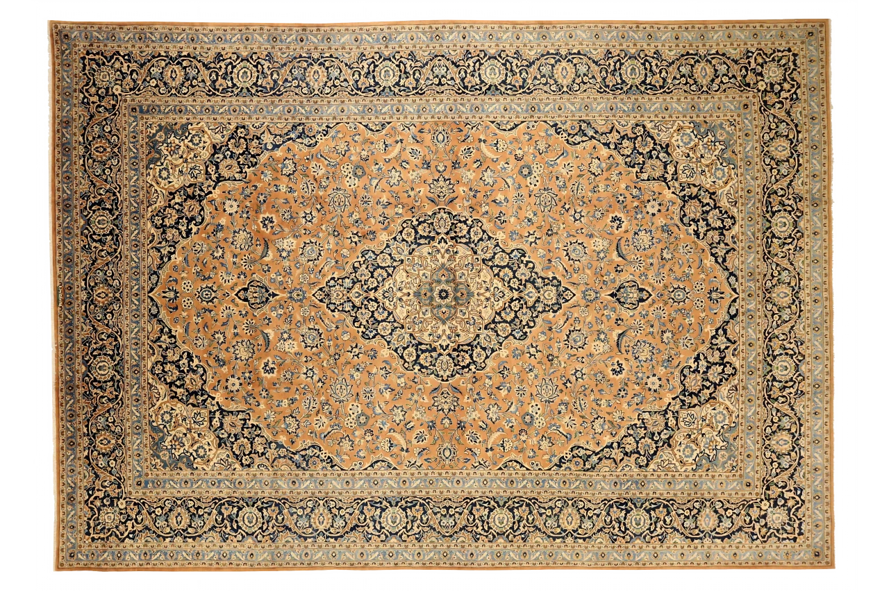 Antique Persian Kashan Traditional Rug 10954