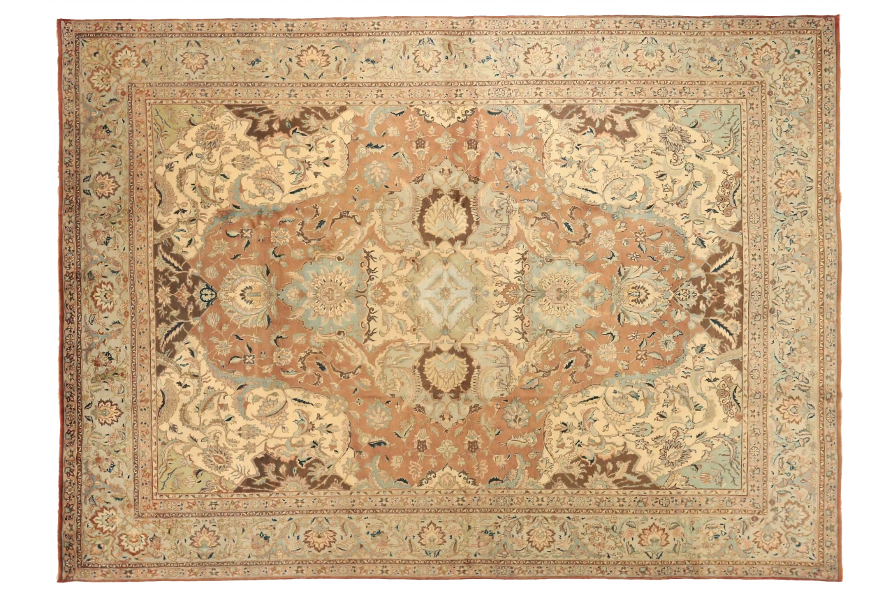 Antique Persian Tabriz Transitional Rug 10974