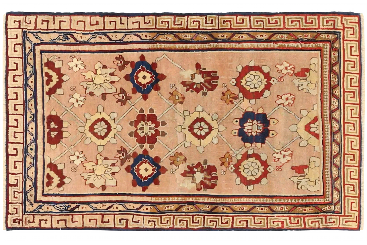 Antique Russia Kazakhstan Transitional Rug 10980