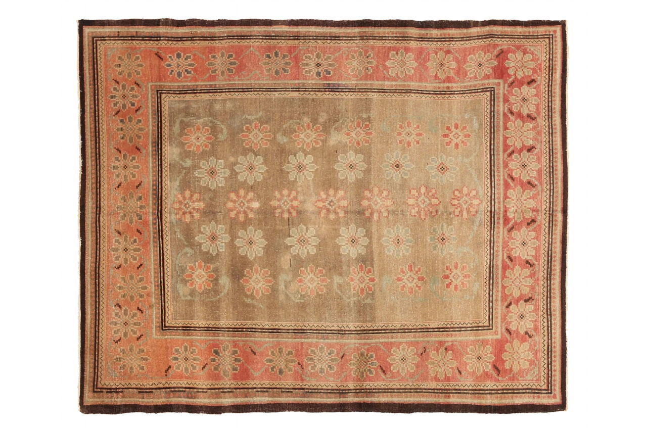 Antique Russia Khotan Transitional Rug 10982