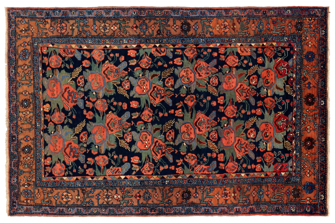 Antique Persian Bijar Transitional Rug 10987