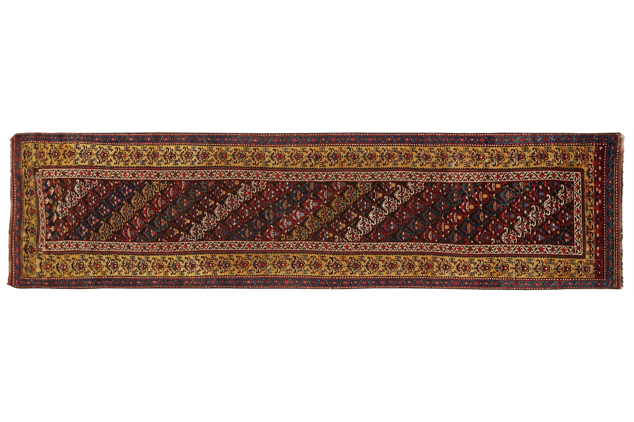 Antique Persian Azarbaijan Transitional Rug 11010