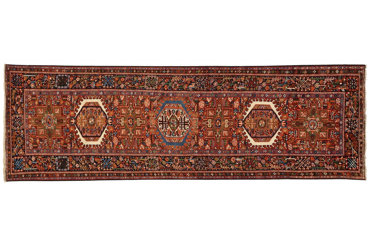 Antique Persian Heriz Traditional Rug 11037