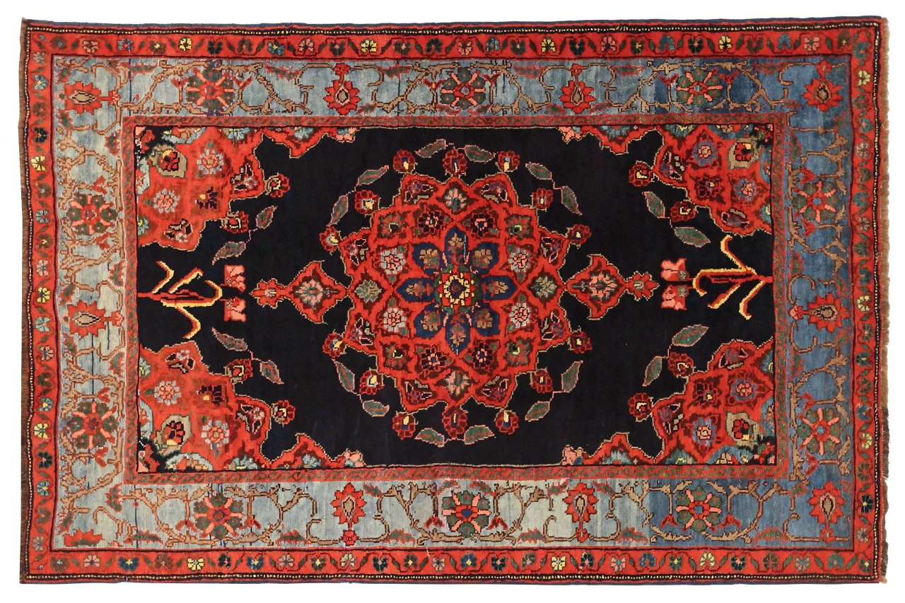 Antique Persian Bijar Transitional Rug 11053