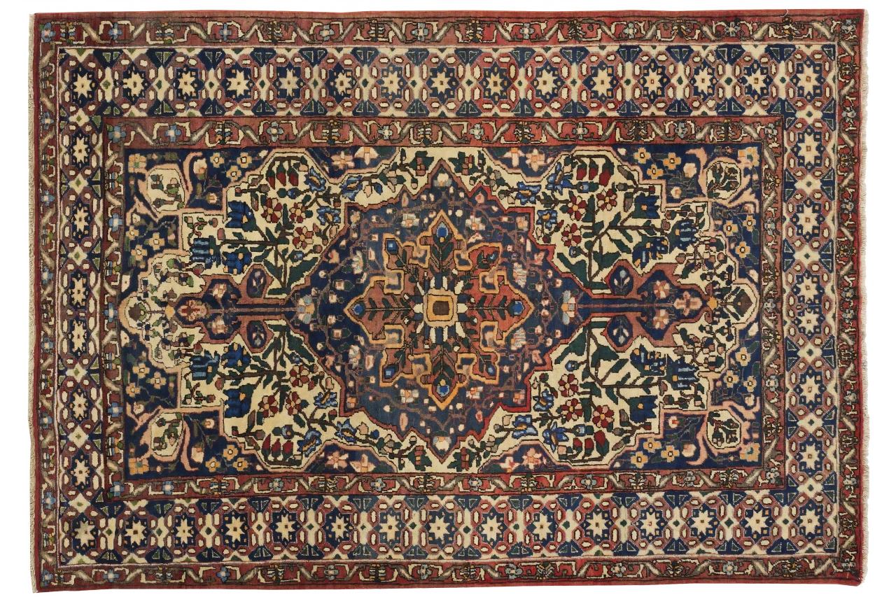 Antique Persian Bakhtiar Traditional Rug 11065